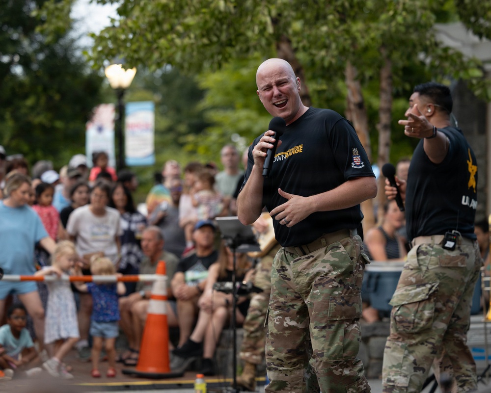 Downrange performs at Rock the Block
