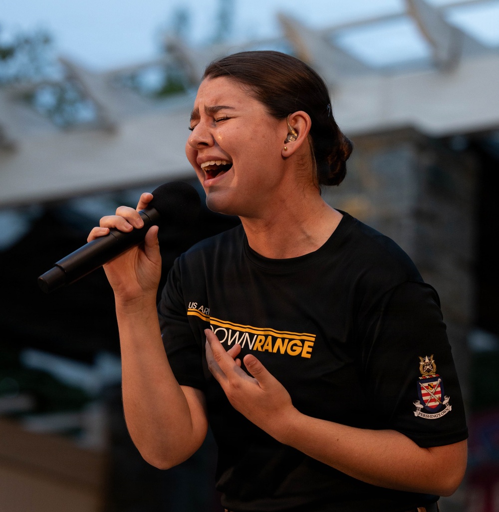 Downrange performs at Rock the Block