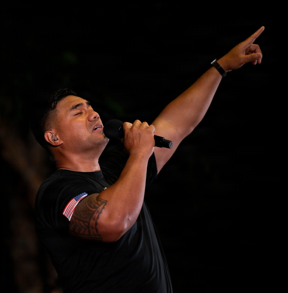 Downrange performs at Rock the Block