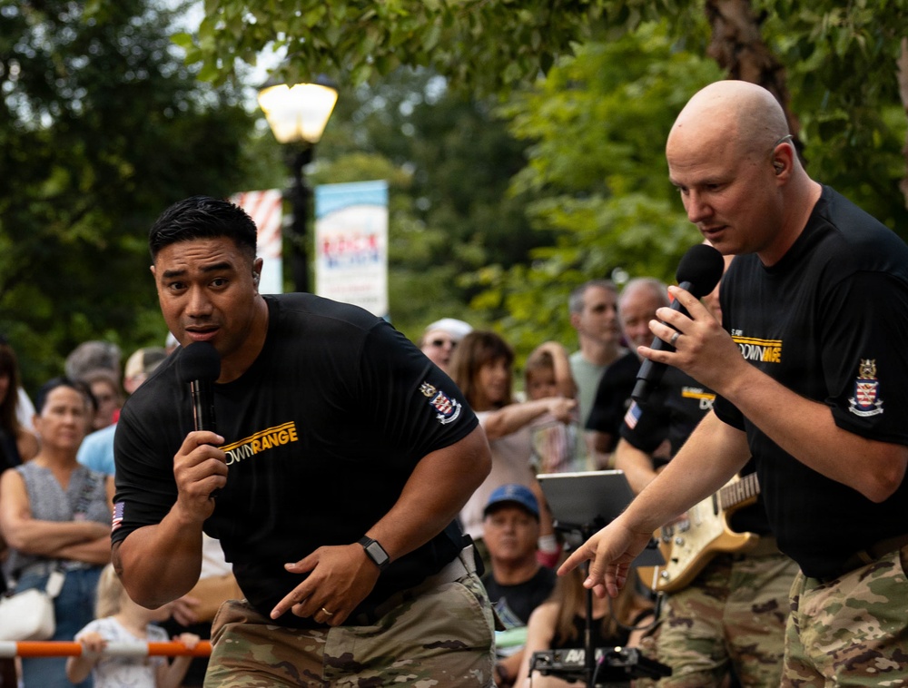 Downrange performs at Rock the Block