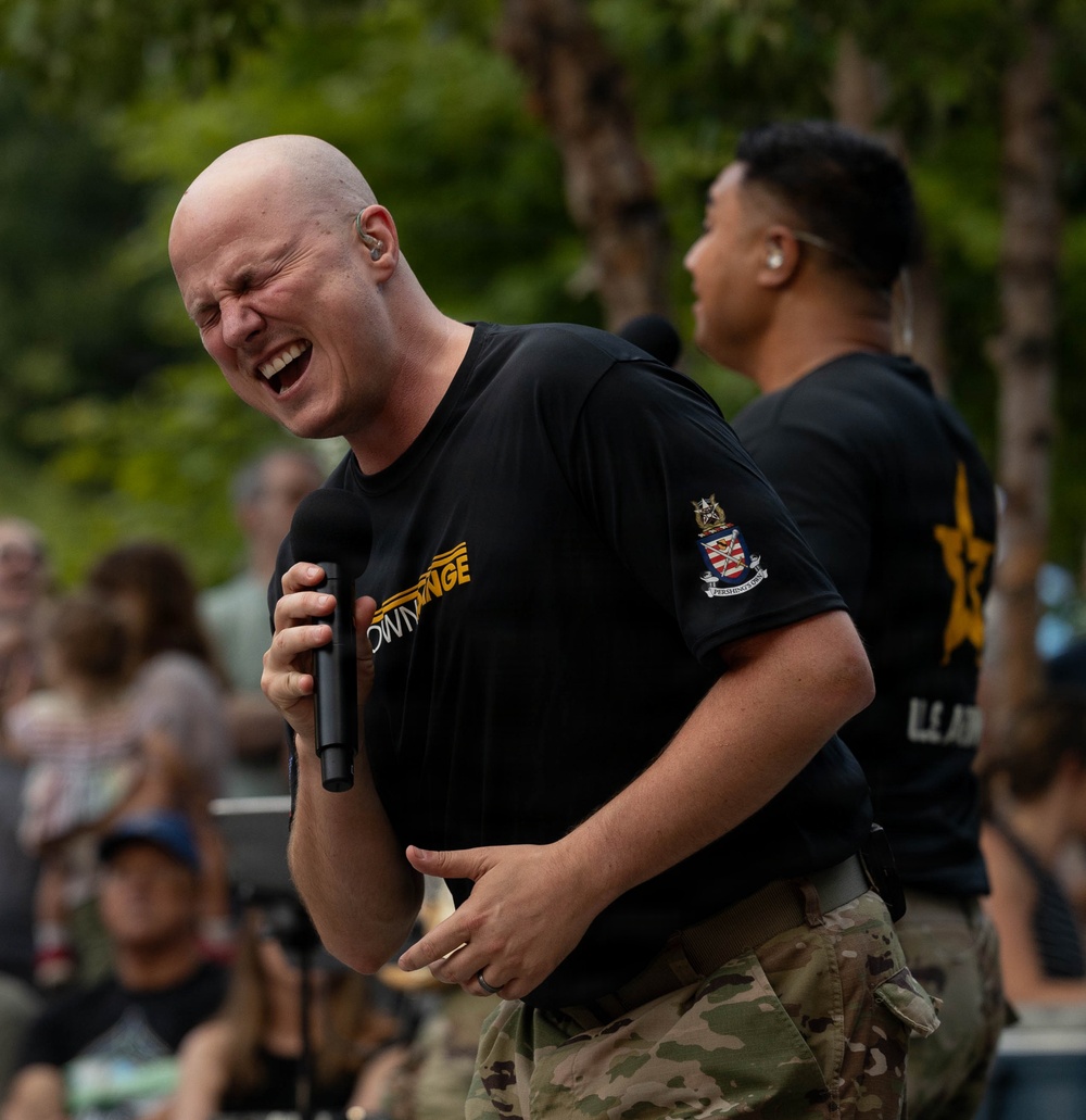Downrange performs at Rock the Block