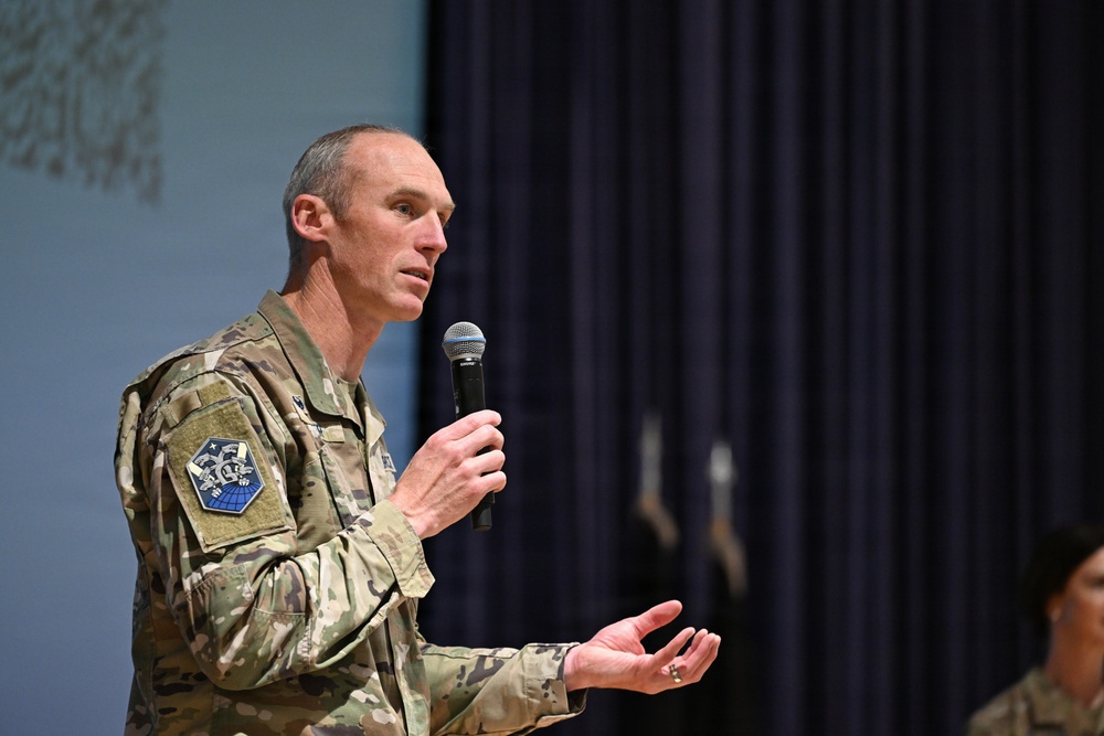 SBD 1 commander holds first all-call