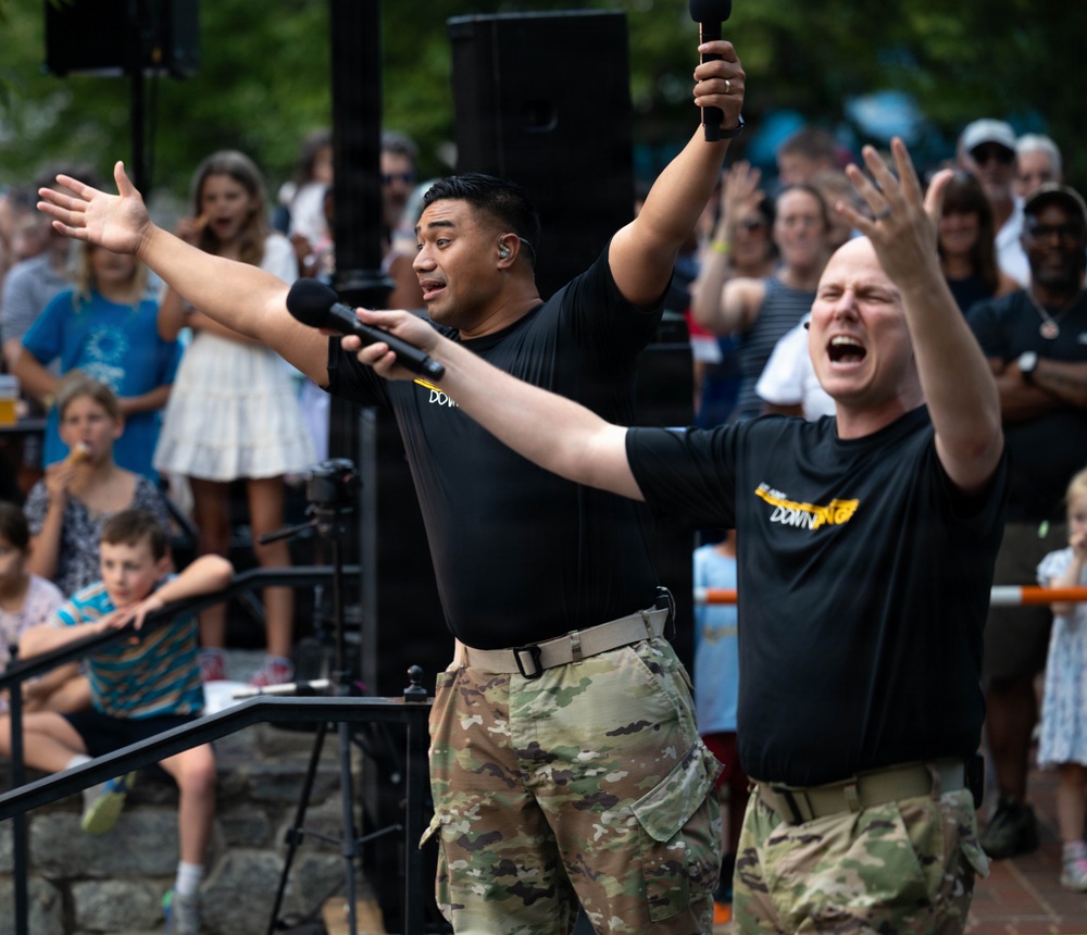 Downrange performs at Rock the Block