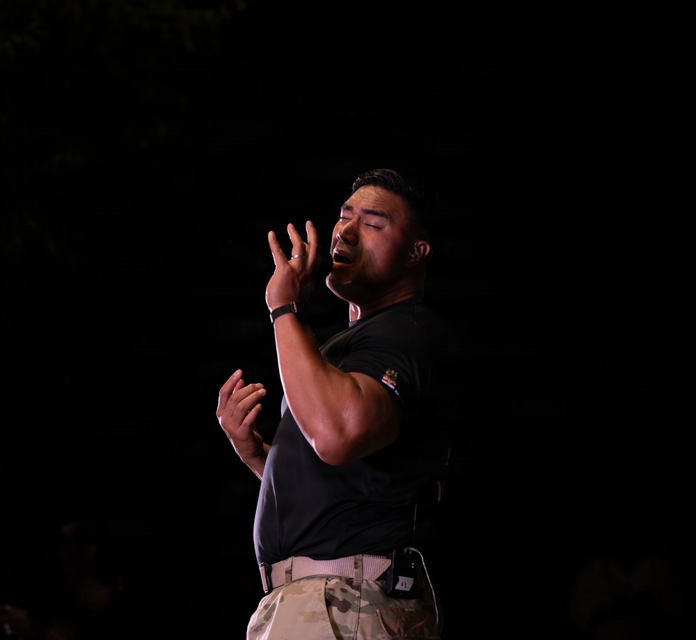 Downrange performs at Rock the Block