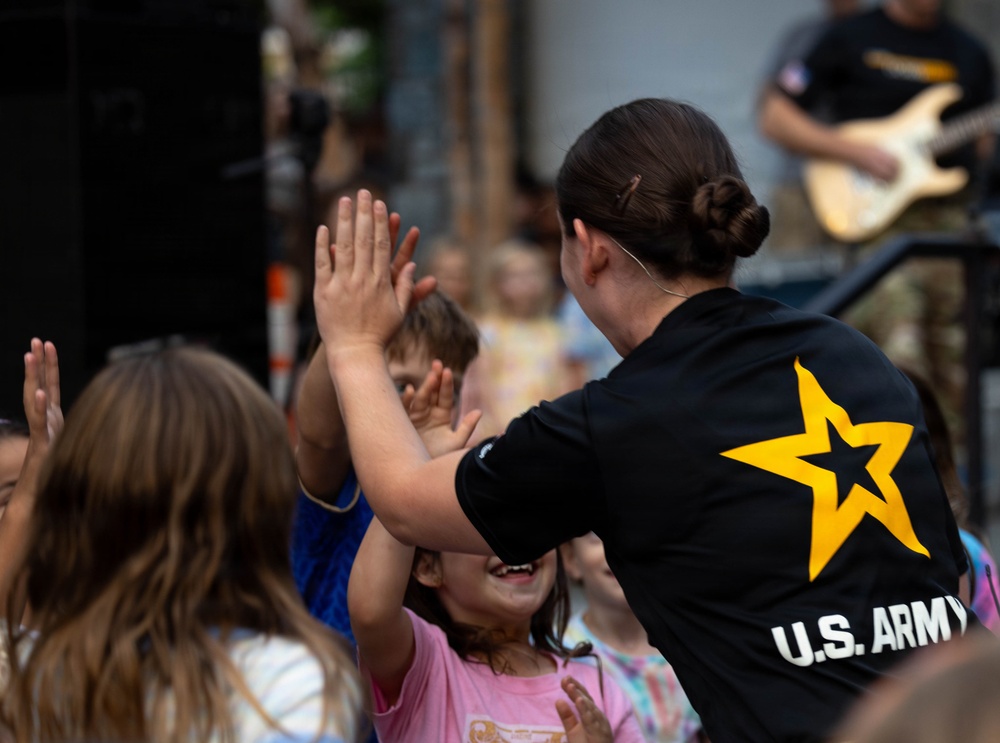 Downrange performs at Rock the Block