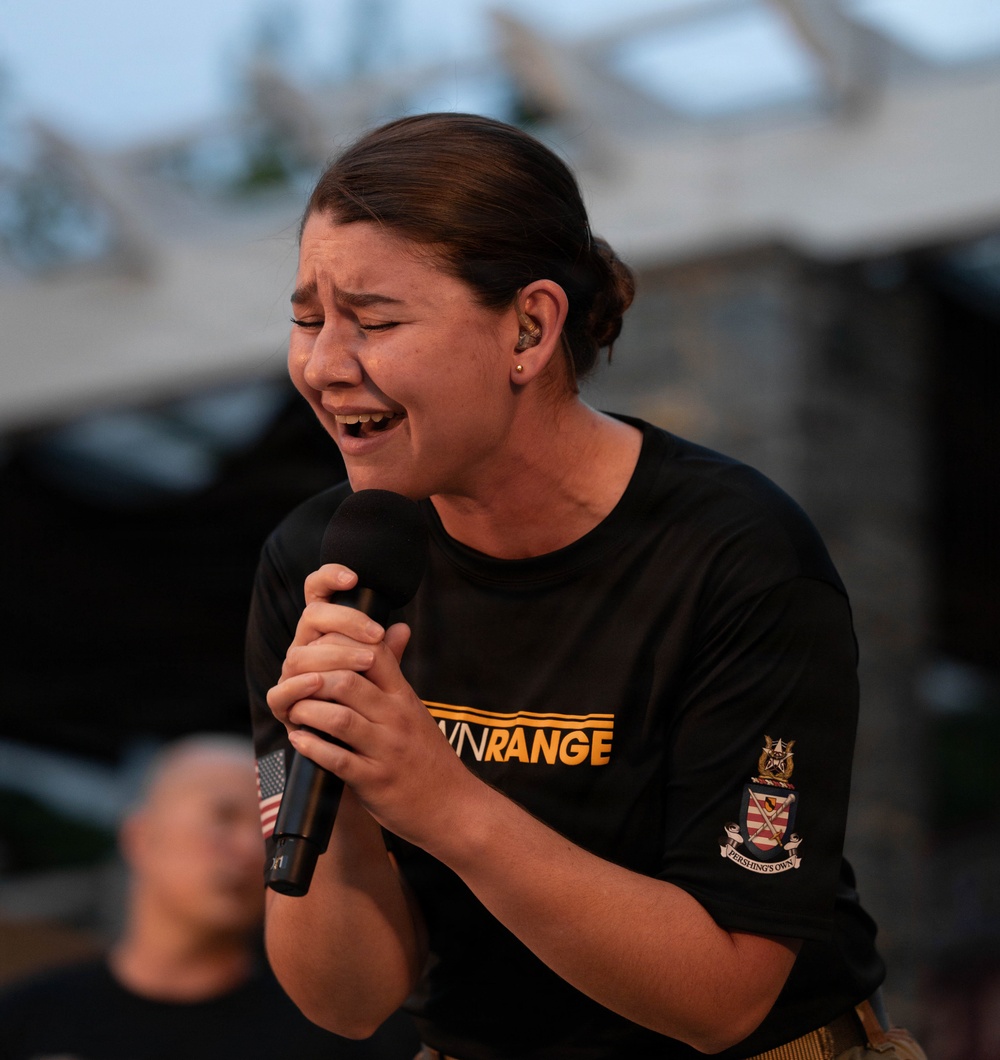 Downrange performs at Rock the Block