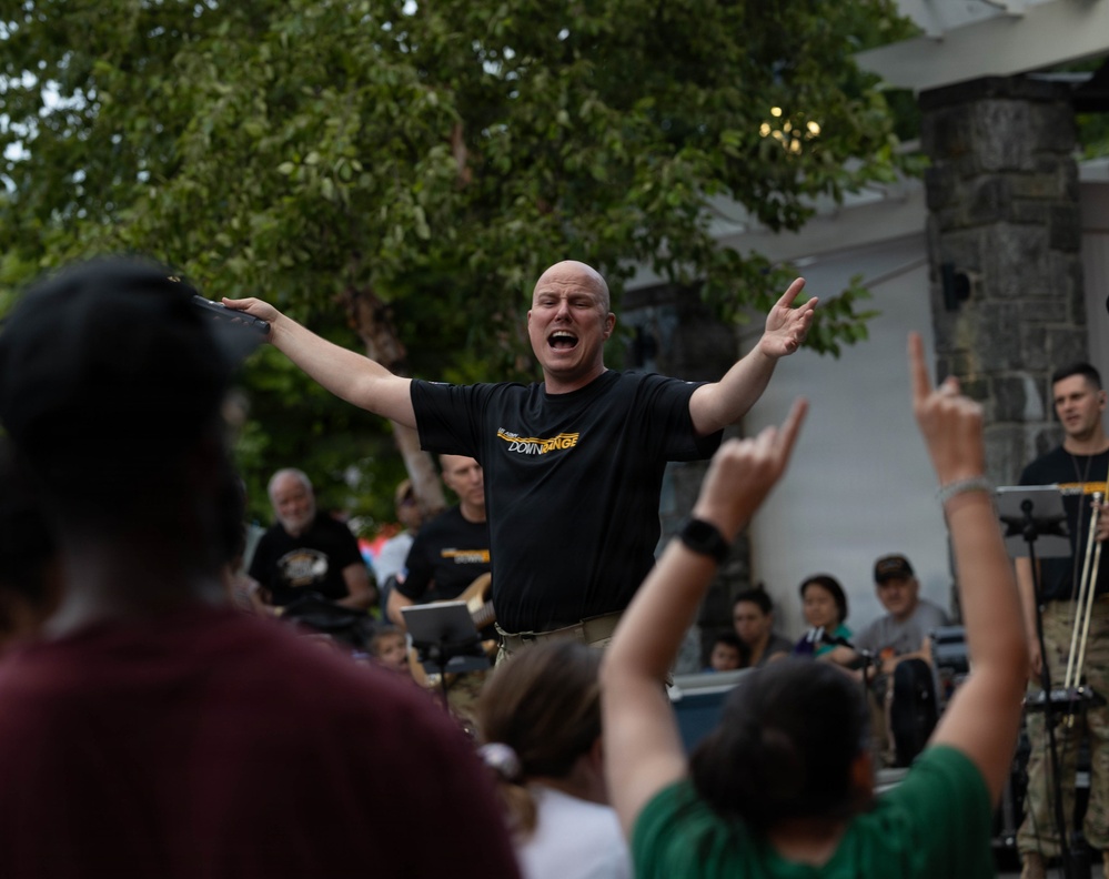 Downrange performs at Rock the Block