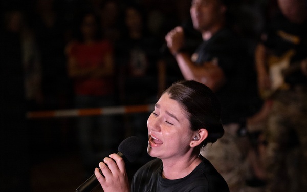 Downrange performs at Rock the Block