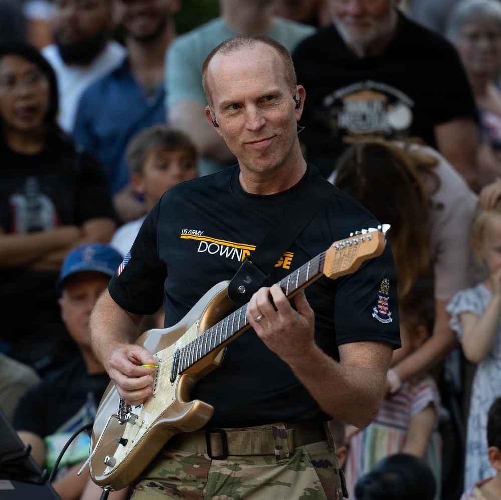 Downrange performs at Rock the Block