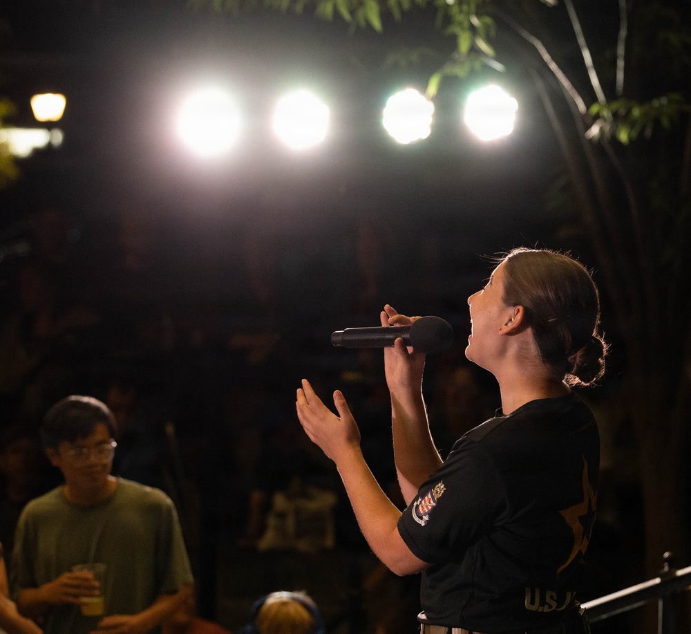 Downrange performs at Rock the Block