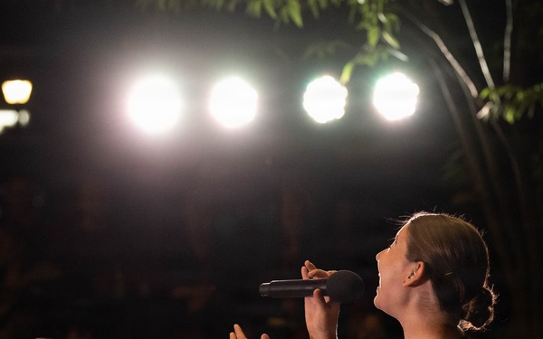 Downrange performs at Rock the Block