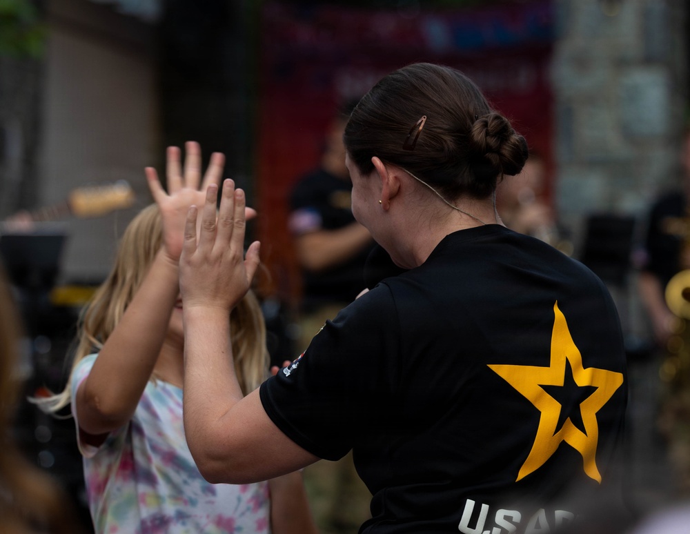 Downrange performs at Rock the Block