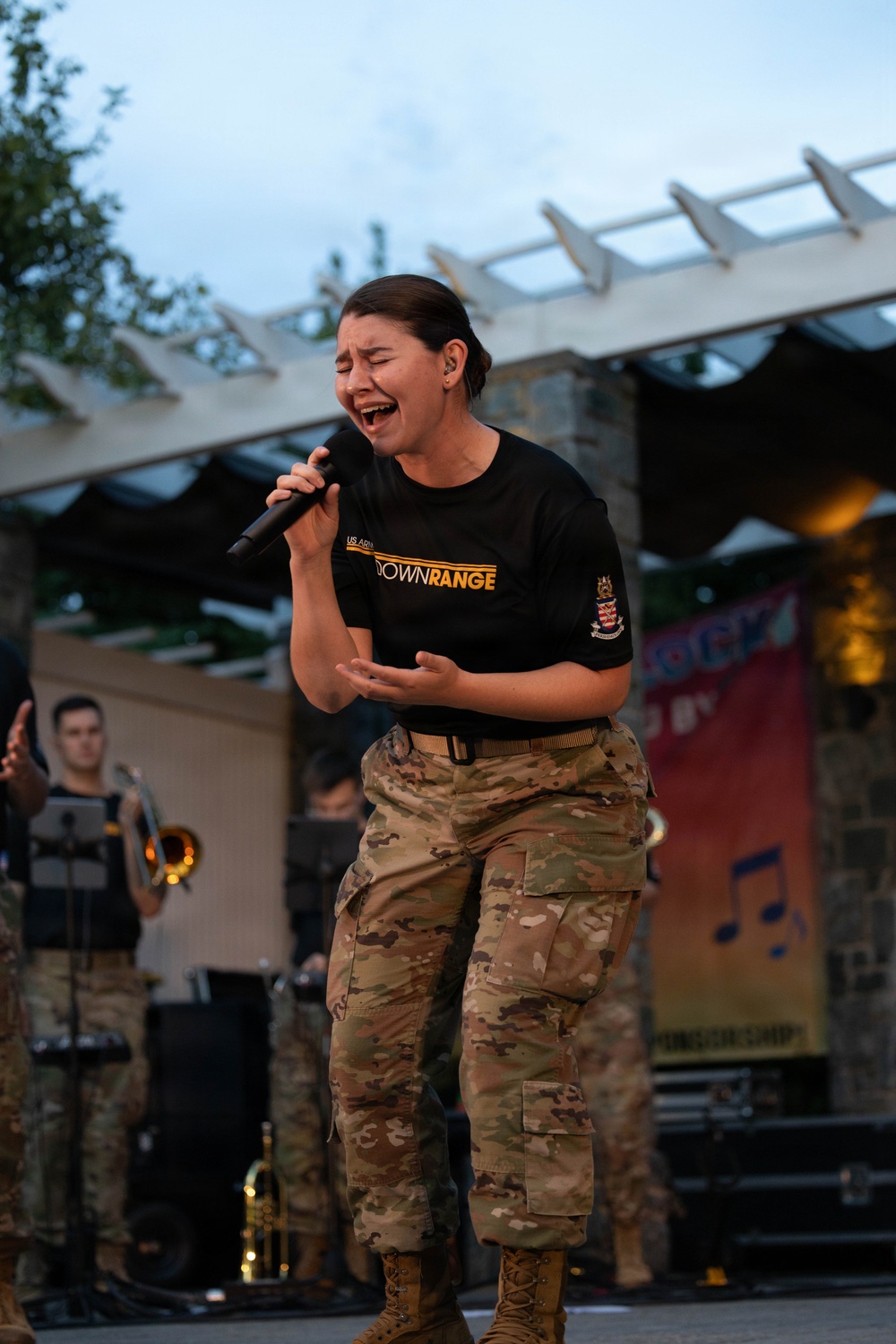 Downrange performs at Rock the Block