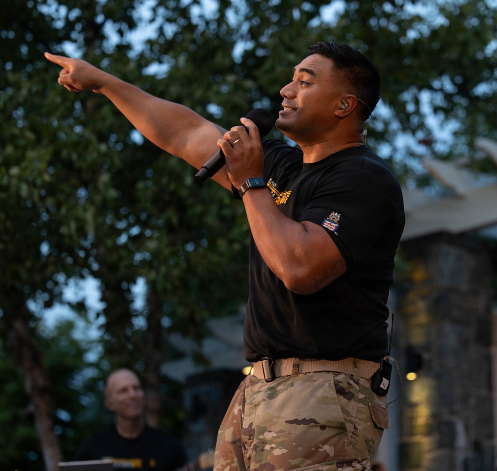 Downrange performs at Rock the Block