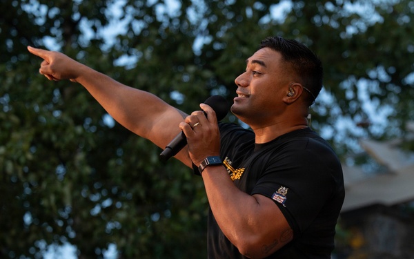 Downrange performs at Rock the Block