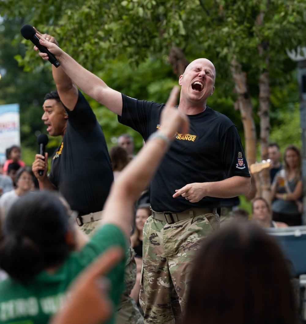 Downrange performs at Rock the Block