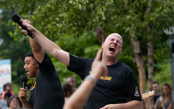 Downrange performs at Rock the Block