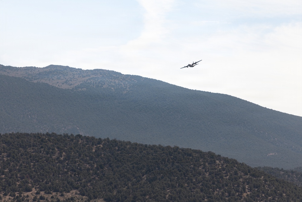 C-130H lands on Sweetwater Airstrip