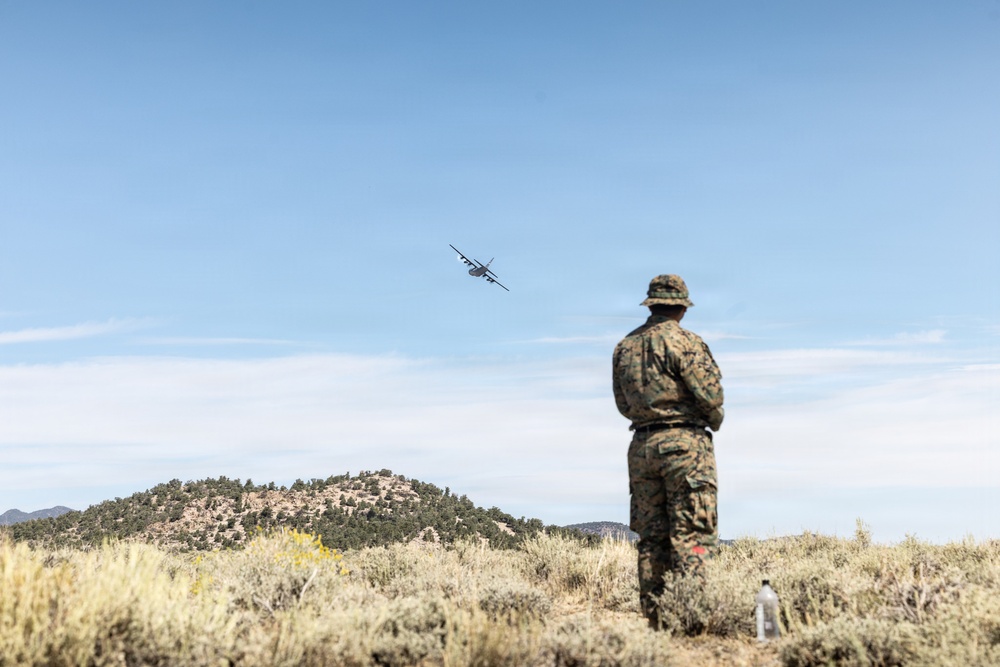 C-130H lands on Sweetwater Airstrip