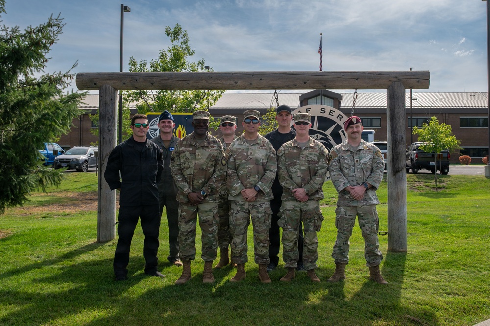 19th Air Force visits the SERE school house