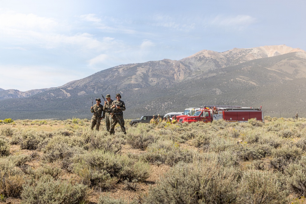 C-130H lands on Sweetwater Airstrip