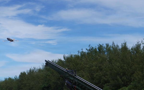 Red Wolf clears launcher during flight demonstration