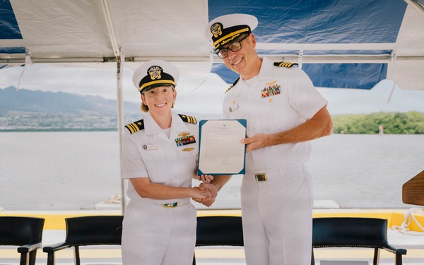 Navy Munitions Command Pacific East Asia Division Unit Pearl Harbor Holds Change of Command and Retirement Ceremony at West Loch Joint Base Pearl Harbor-Hickam