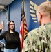 Navy Nurse Commissions Two New Nurses in One Day