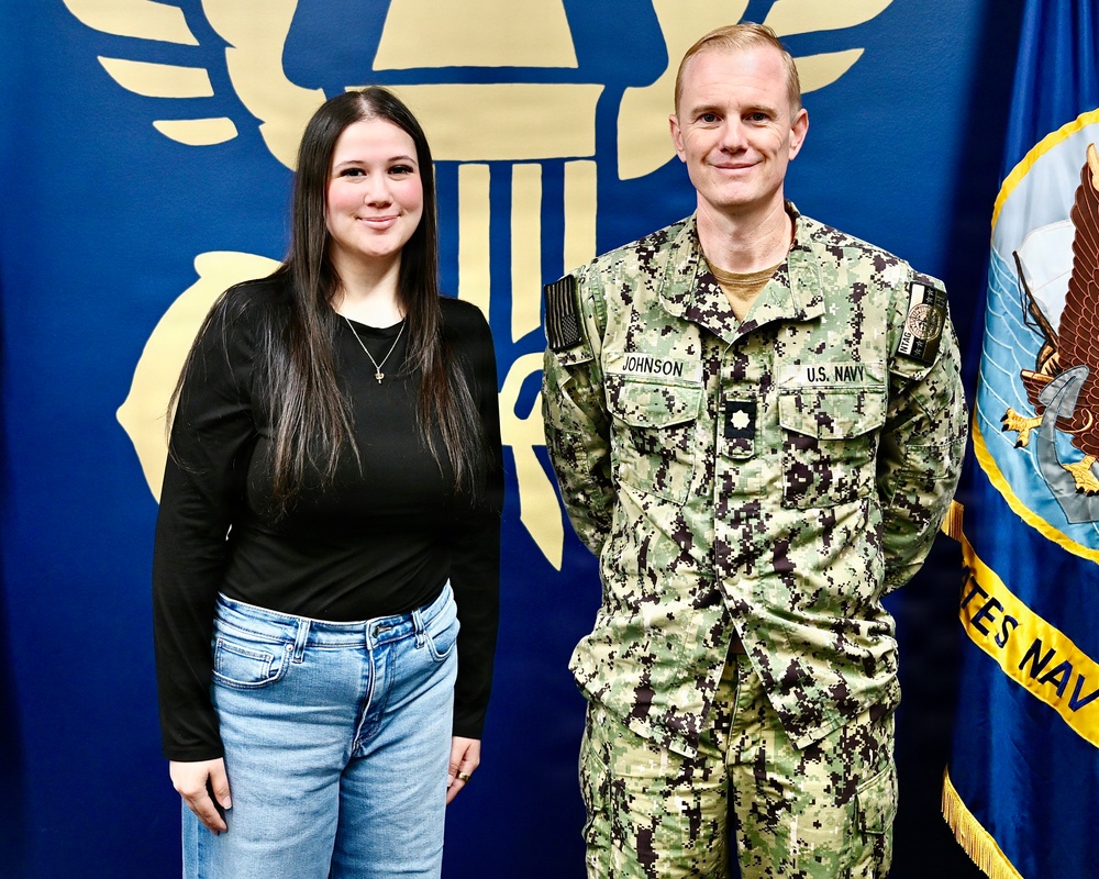 Navy Nurse Commissions Two New Nurses in One Day