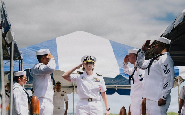 Navy Munitions Command Pacific East Asia Division Unit Pearl Harbor Holds Change of Command and Retirement Ceremony at West Loch Joint Base Pearl Harbor-Hickam