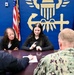 Navy Nurse Commissions Two New Nurses in One Day