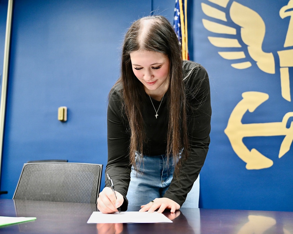 Navy Nurse Commissions Two New Nurses in One Day