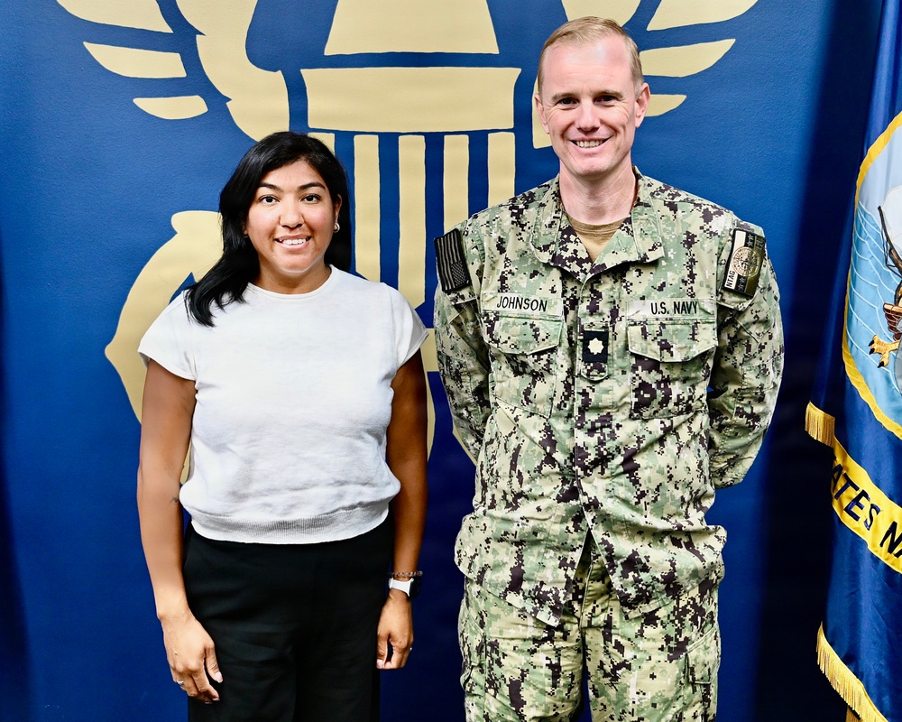 Navy Nurse Commissions Two New Nurses in One Day