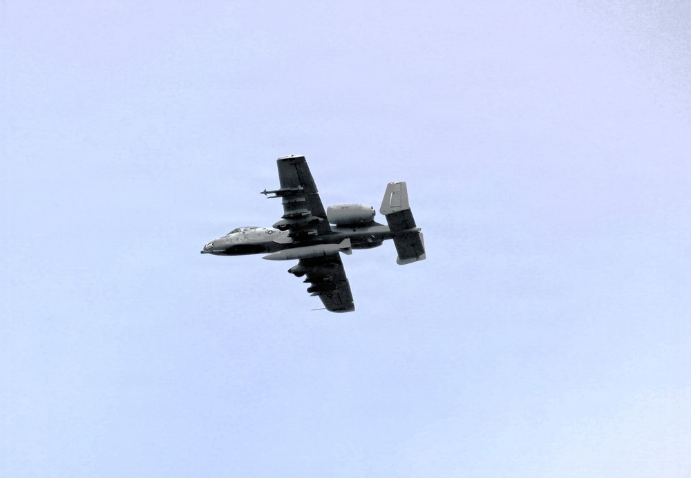 A-10s return to Fort McCoy for specialized bombing, low-level training