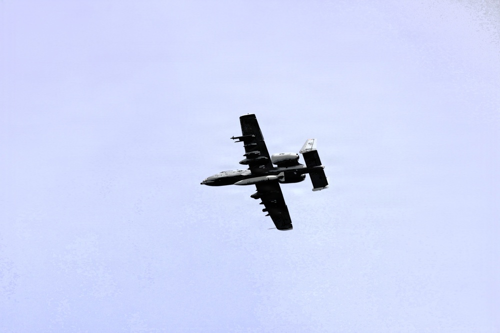 A-10s return to Fort McCoy for specialized bombing, low-level training