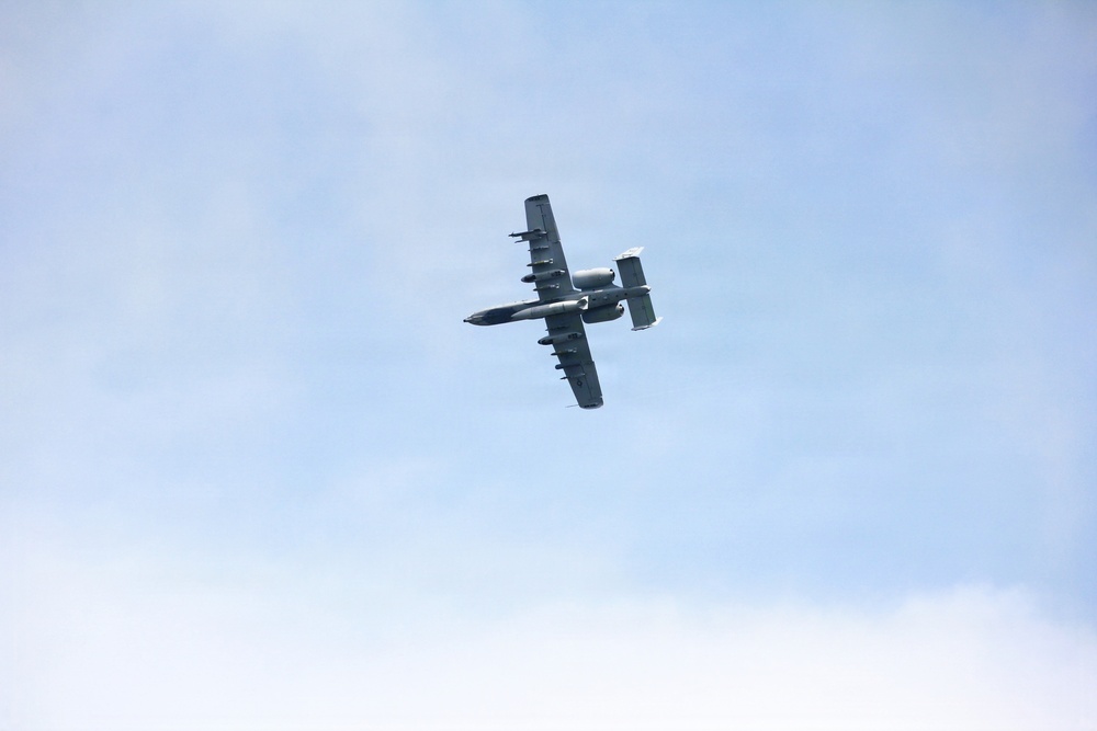 A-10s return to Fort McCoy for specialized bombing, low-level training