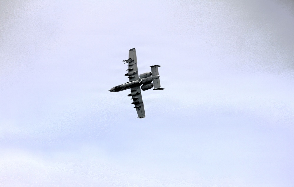 A-10s return to Fort McCoy for specialized bombing, low-level training