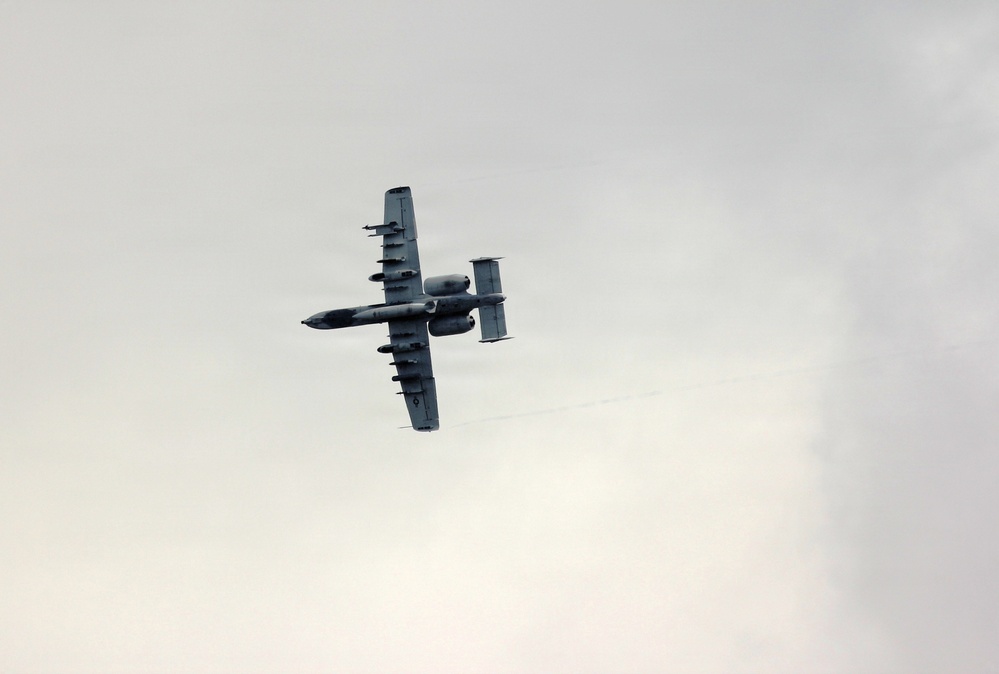 A-10s return to Fort McCoy for specialized bombing, low-level training
