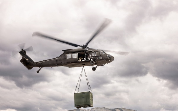 1st DSB conduct external load operations with UH-60