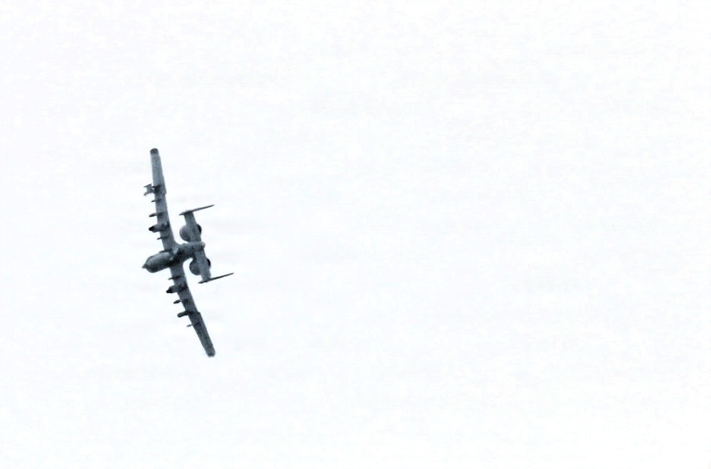 A-10s return to Fort McCoy for specialized bombing, low-level training
