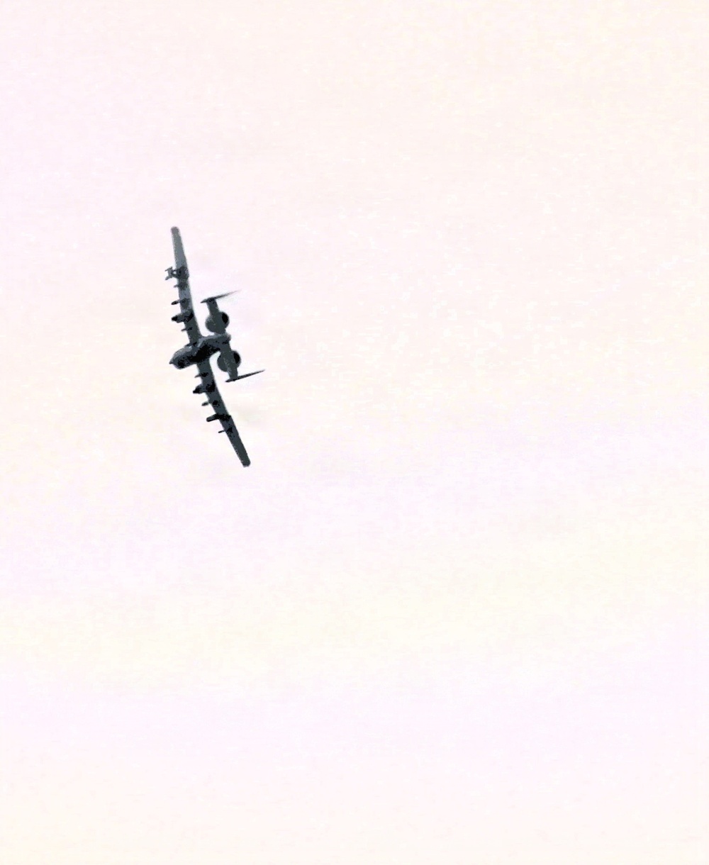 A-10s return to Fort McCoy for specialized bombing, low-level training