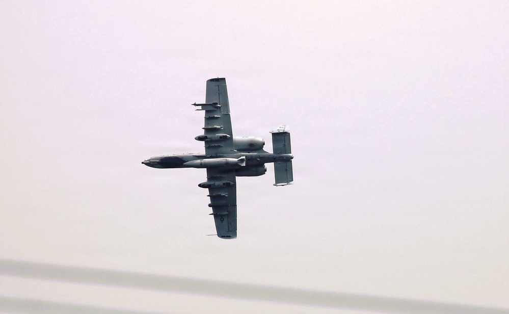 A-10s return to Fort McCoy for specialized bombing, low-level training