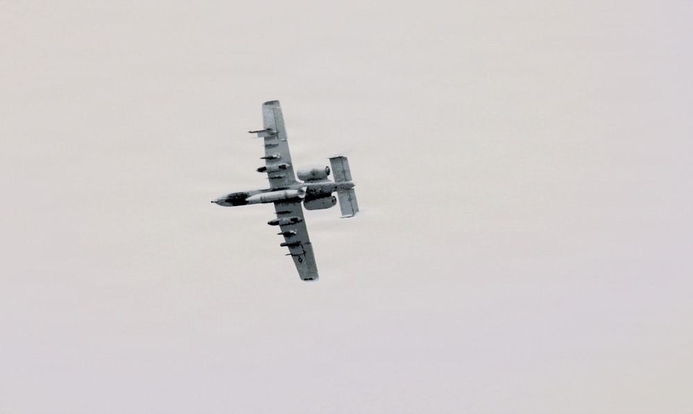 A-10s return to Fort McCoy for specialized bombing, low-level training