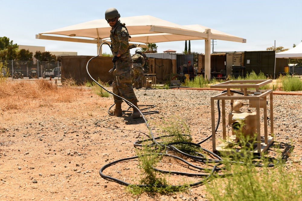 163d RTS Conducts Multi-day Readiness Training for the 146th CES