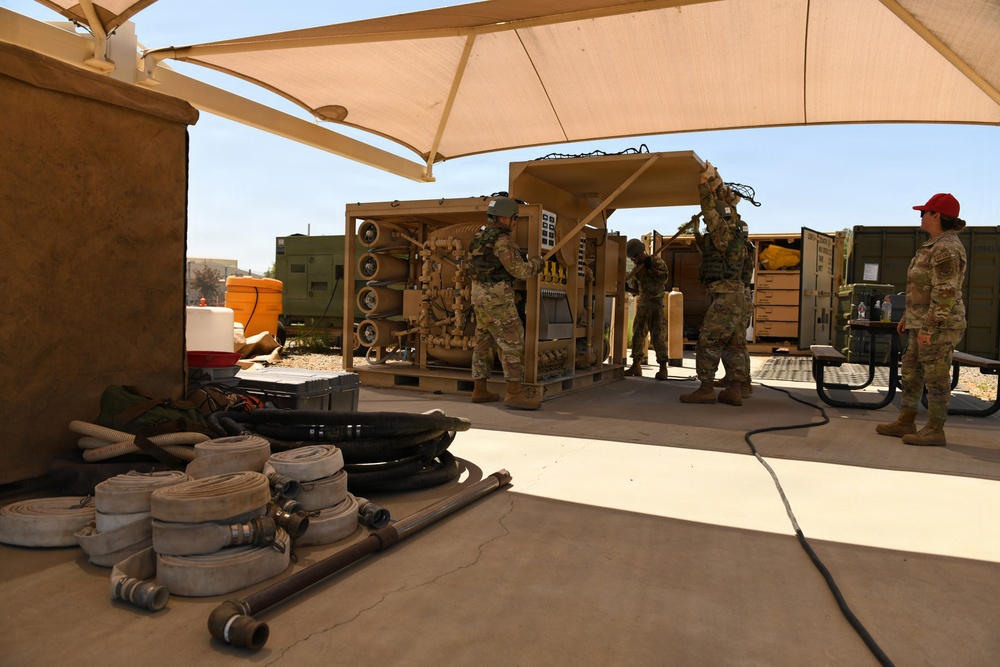 163d RTS Conducts Multi-day Readiness Training for the 146th CES