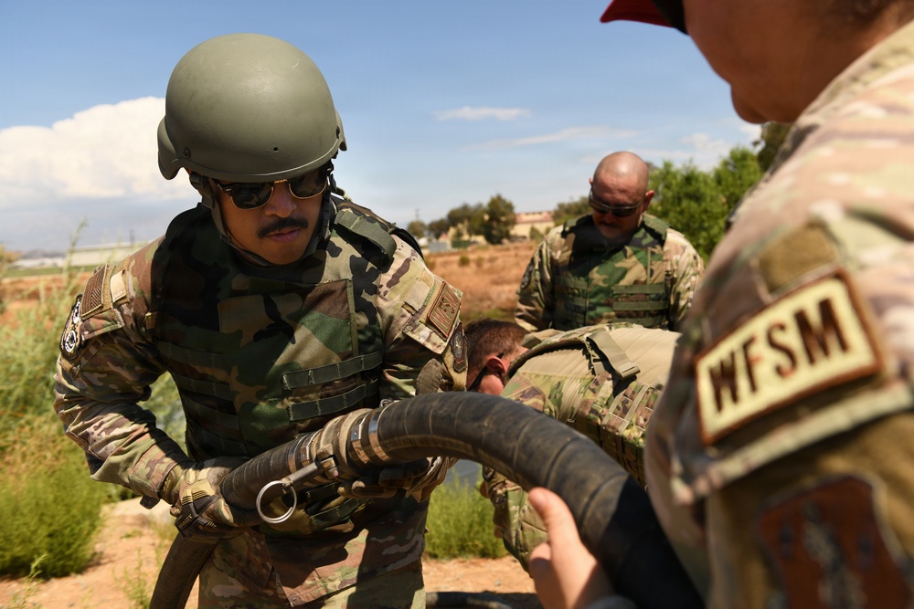 163d RTS Conducts Multi-day Readiness Training for the 146th CES