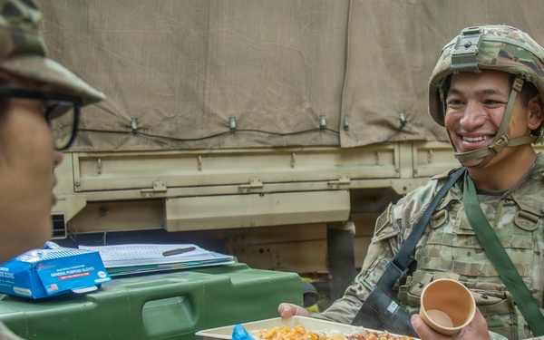 564th Quartermaster Company Culinary Specialists Compete in Philip A. Connelly Competition: Day 2 Field Feeding Operations