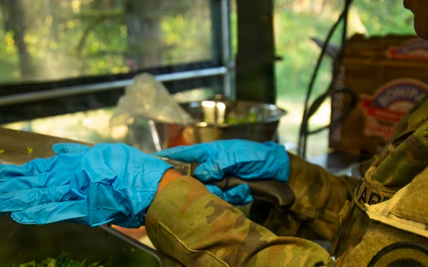 564th Quartermaster Company Culinary Specialists Compete in Philip A. Connelly Competition: Day 2 Field Feeding Operations
