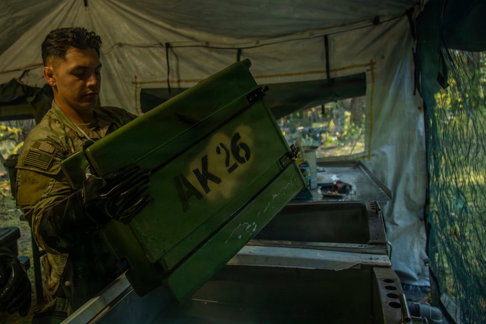 564th Quartermaster Company Culinary Specialists Compete in Philip A. Connelly Competition: Day 2 Field Feeding Operations