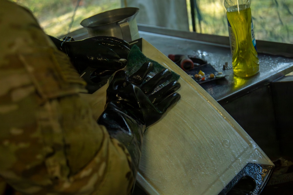 564th Quartermaster Company Culinary Specialists Compete in Philip A. Connelly Competition: Day 2 Field Feeding Operations